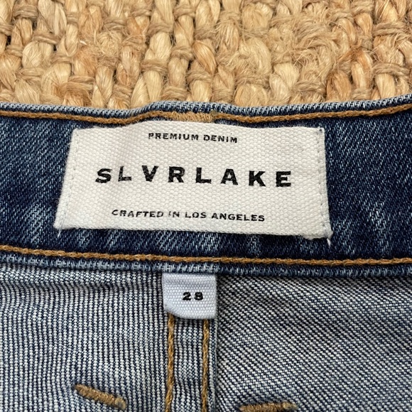 SLVRLAKE Beatnik Ankle Jeans Promised Land Blue Denim Size 28 - Picture 7 of 13